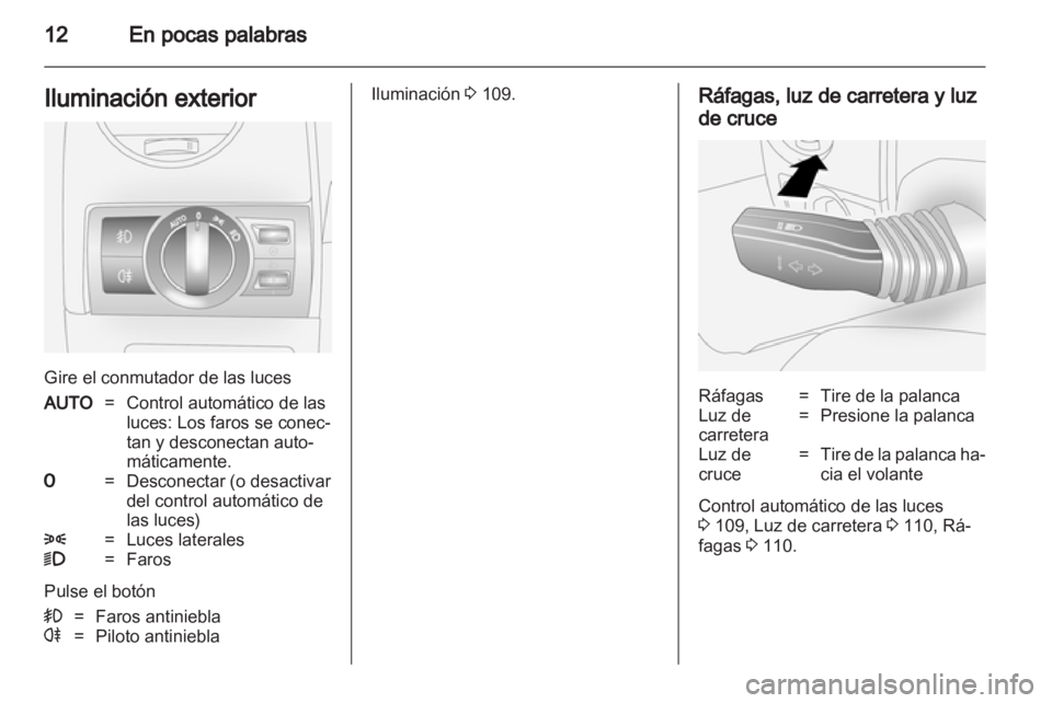 OPEL ANTARA 2011  Manual de Instrucciones (in Spanish) 
