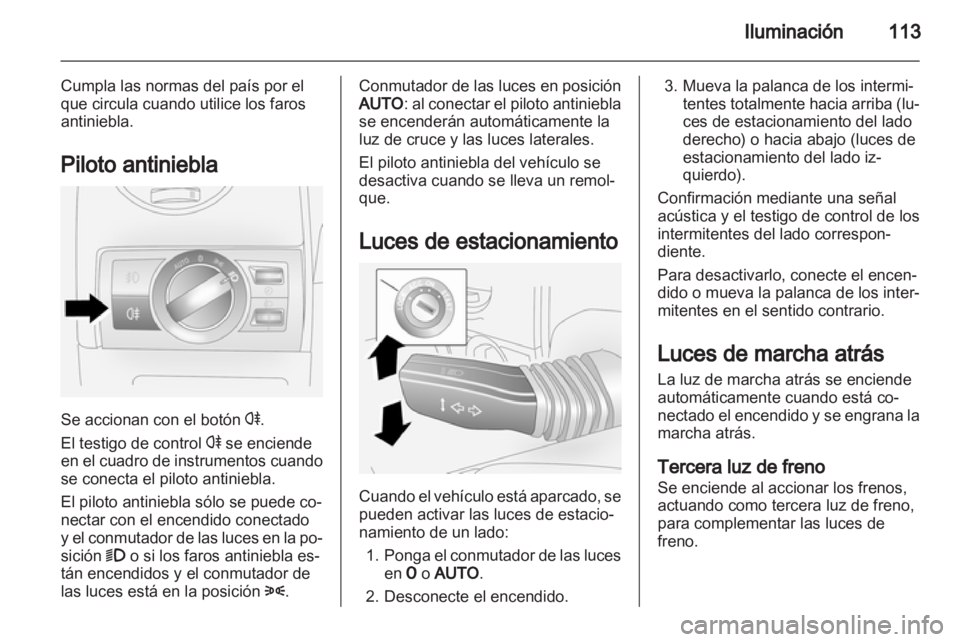 OPEL ANTARA 2011  Manual de Instrucciones (in Spanish) 