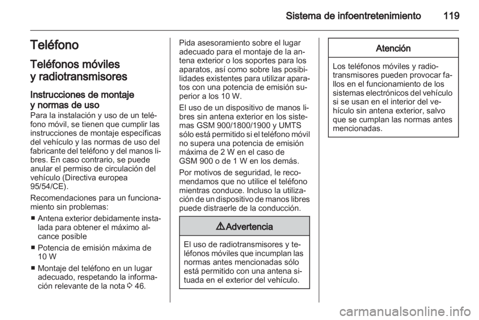 OPEL ANTARA 2011  Manual de Instrucciones (in Spanish) 