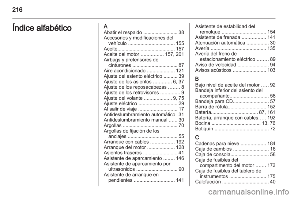 OPEL ANTARA 2011  Manual de Instrucciones (in Spanish) 