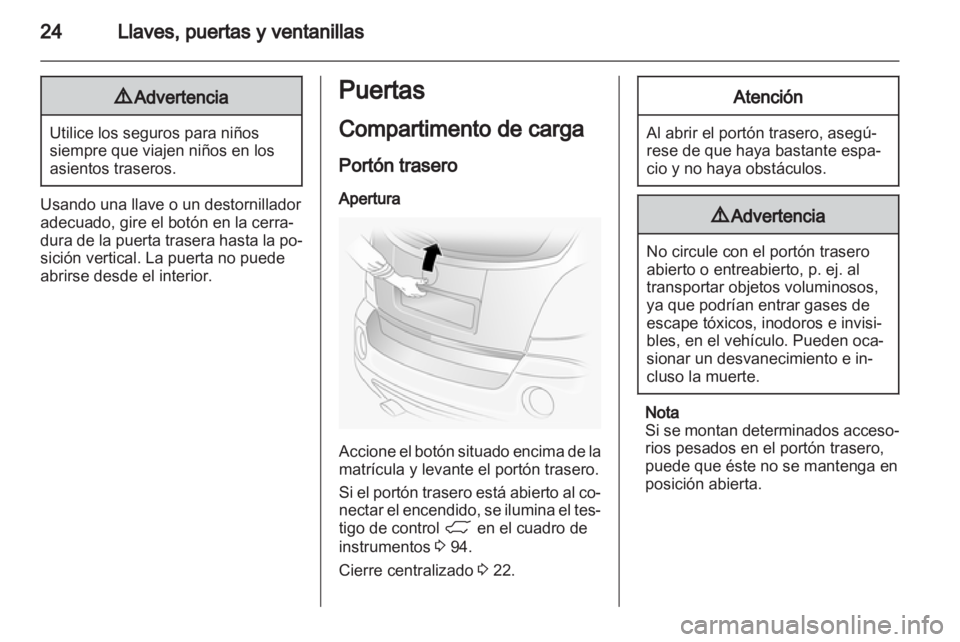 OPEL ANTARA 2011  Manual de Instrucciones (in Spanish) 