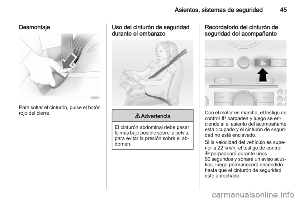 OPEL ANTARA 2011  Manual de Instrucciones (in Spanish) 
