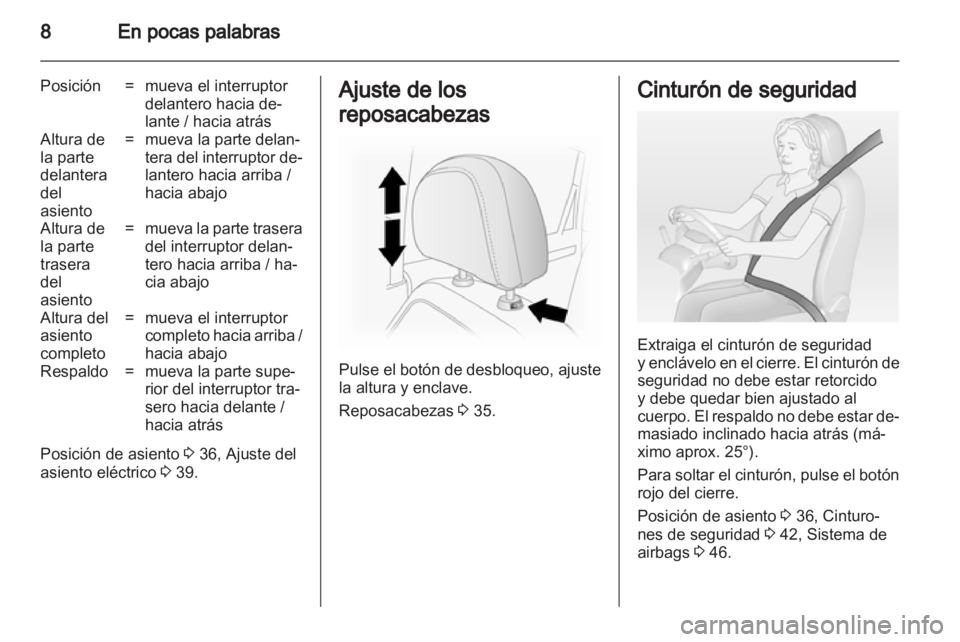 OPEL ANTARA 2011  Manual de Instrucciones (in Spanish) 