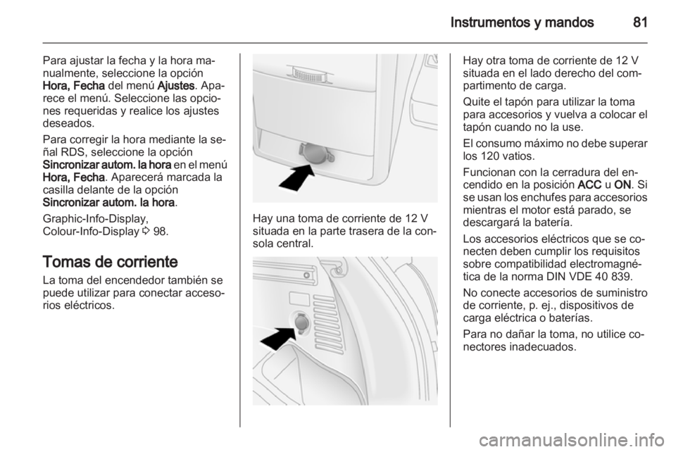 OPEL ANTARA 2011  Manual de Instrucciones (in Spanish) 