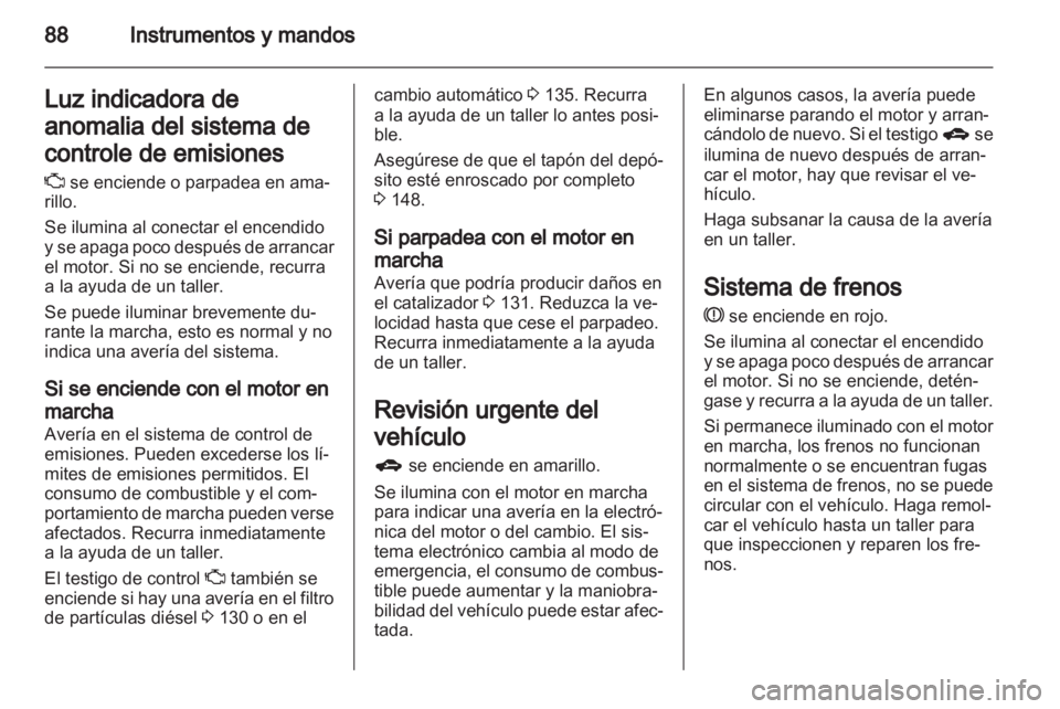 OPEL ANTARA 2011  Manual de Instrucciones (in Spanish) 