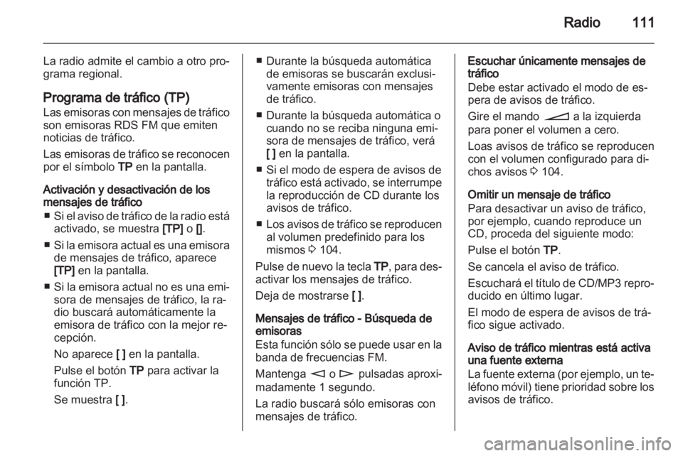 OPEL ANTARA 2012  Manual de infoentretenimiento (in Spanish) 