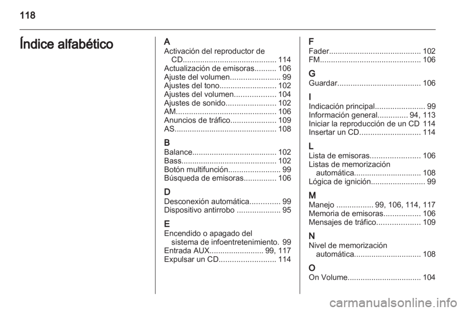 OPEL ANTARA 2012  Manual de infoentretenimiento (in Spanish) 