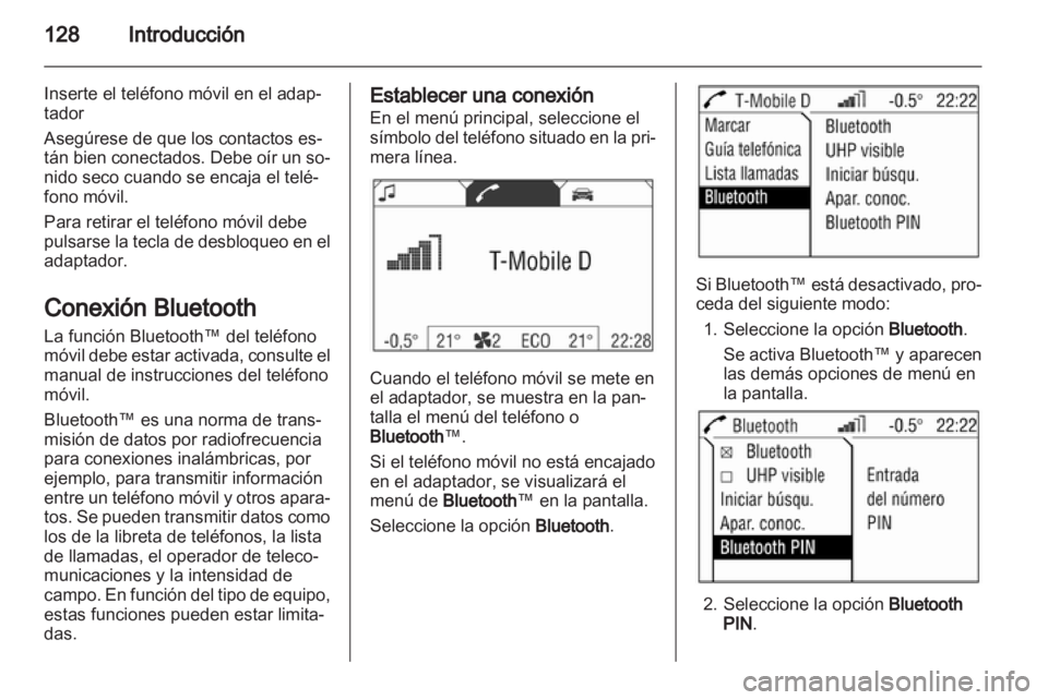 OPEL ANTARA 2012  Manual de infoentretenimiento (in Spanish) 