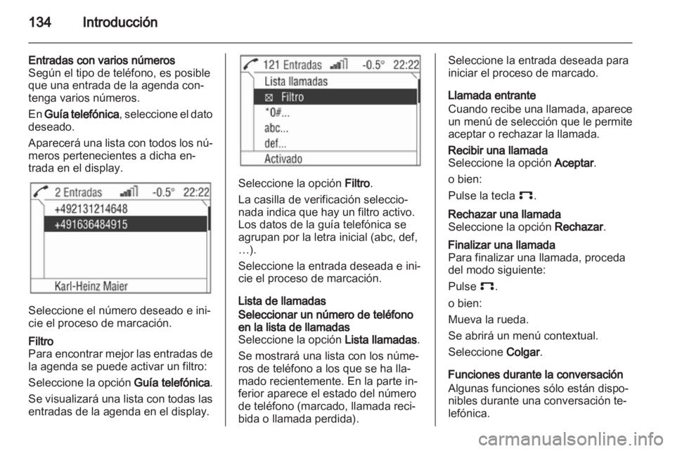 OPEL ANTARA 2012  Manual de infoentretenimiento (in Spanish) 