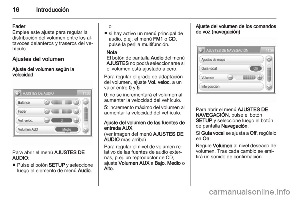 OPEL ANTARA 2012  Manual de infoentretenimiento (in Spanish) 