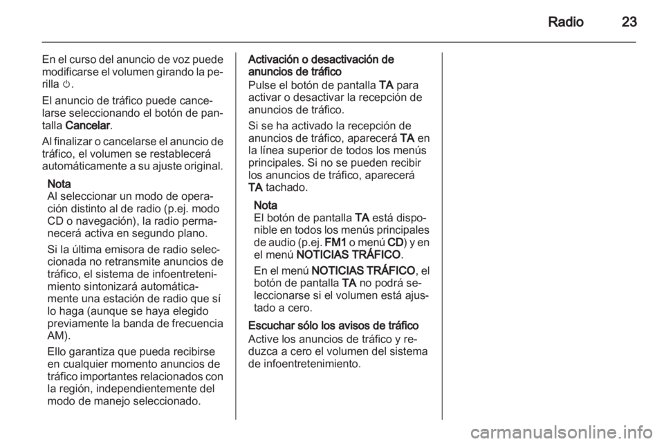 OPEL ANTARA 2012  Manual de infoentretenimiento (in Spanish) 