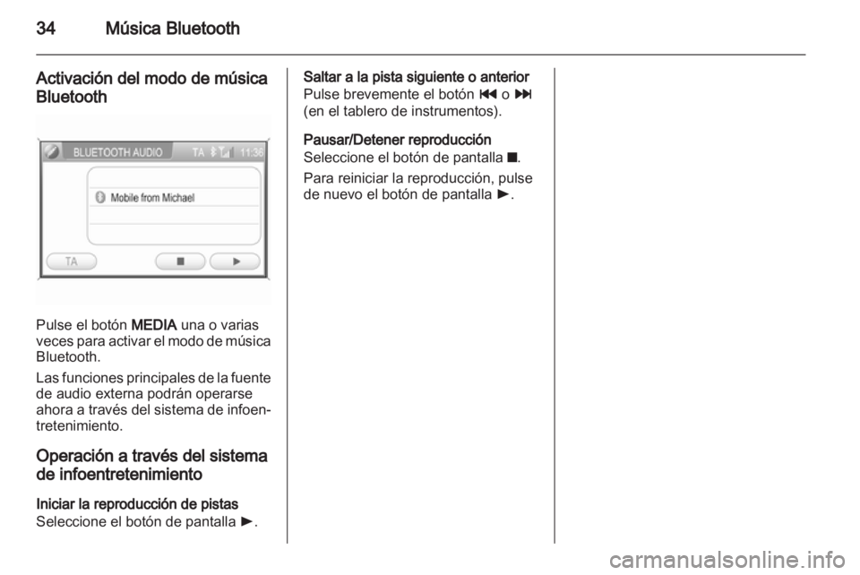 OPEL ANTARA 2012  Manual de infoentretenimiento (in Spanish) 