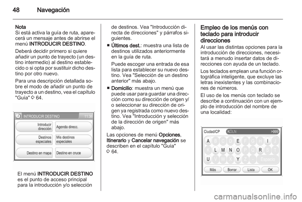 OPEL ANTARA 2012  Manual de infoentretenimiento (in Spanish) 