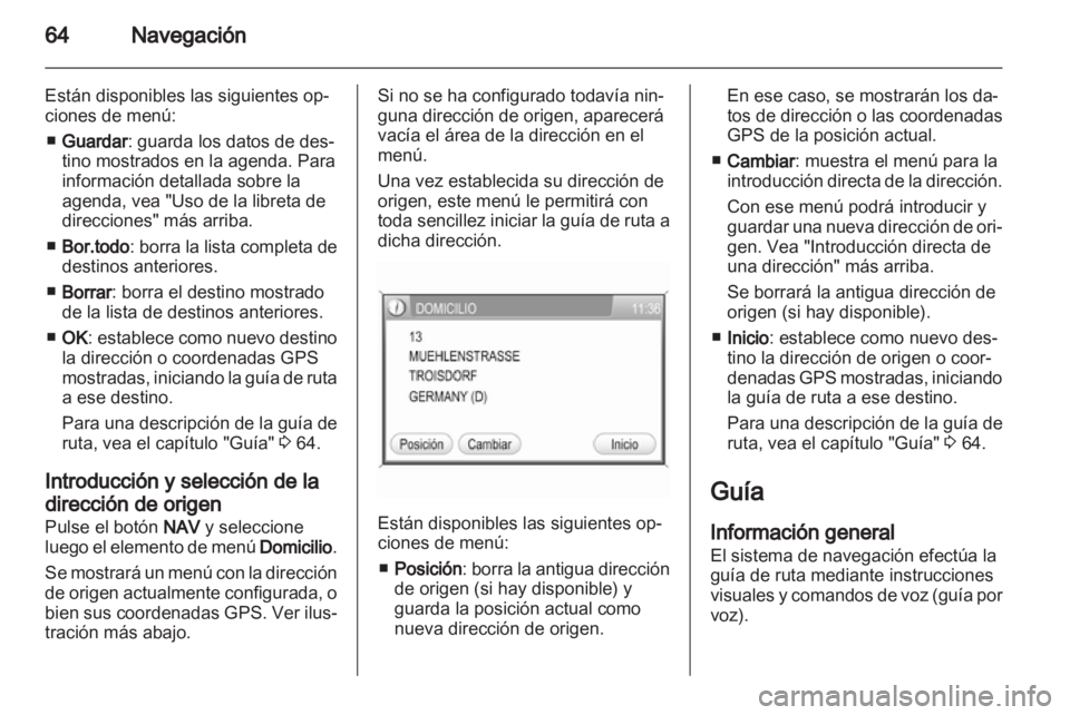 OPEL ANTARA 2012  Manual de infoentretenimiento (in Spanish) 