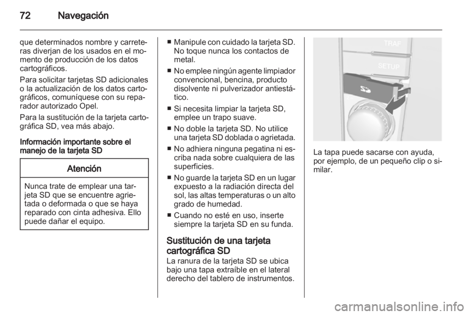 OPEL ANTARA 2012  Manual de infoentretenimiento (in Spanish) 