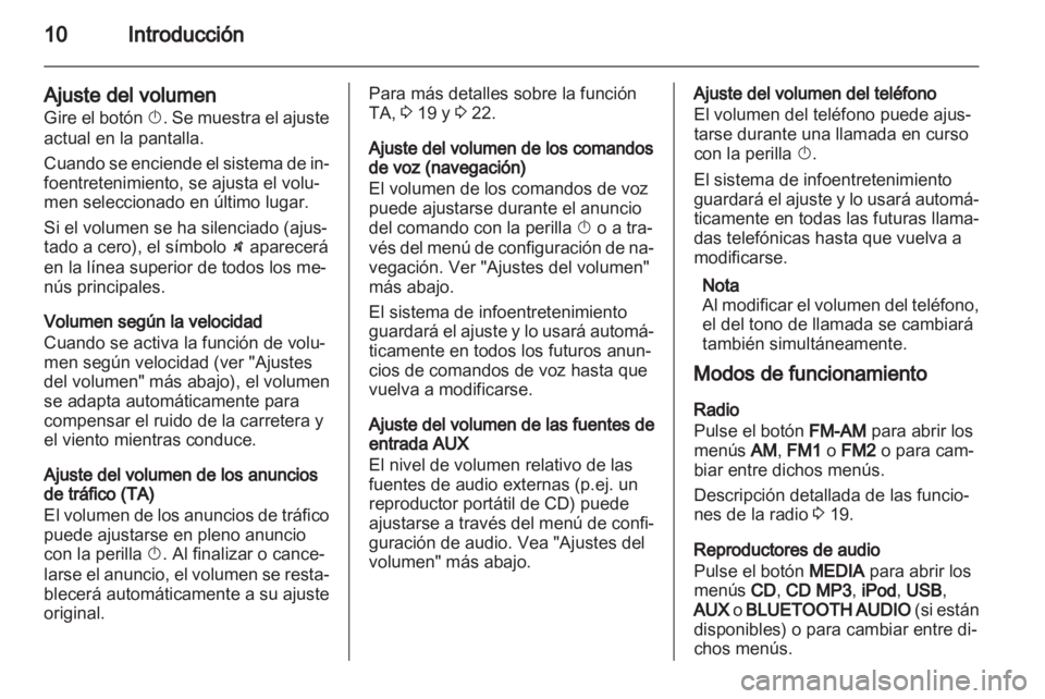 OPEL ANTARA 2012  Manual de infoentretenimiento (in Spanish) 