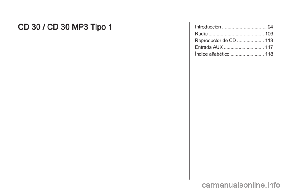 OPEL ANTARA 2012  Manual de infoentretenimiento (in Spanish) 