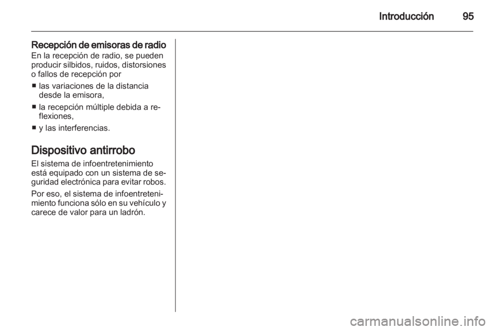 OPEL ANTARA 2012  Manual de infoentretenimiento (in Spanish) 