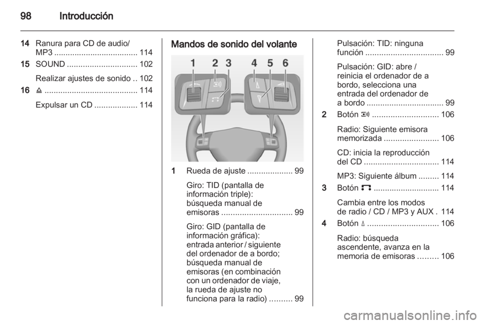 OPEL ANTARA 2012  Manual de infoentretenimiento (in Spanish) 