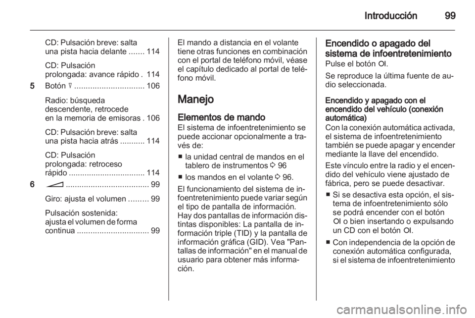 OPEL ANTARA 2012  Manual de infoentretenimiento (in Spanish) 
