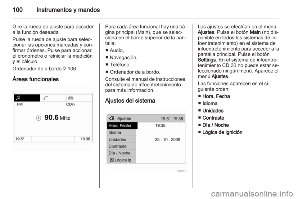 OPEL ANTARA 2012.5  Manual de Instrucciones (in Spanish) 