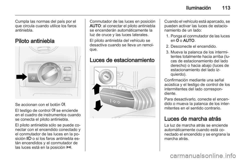 OPEL ANTARA 2012.5  Manual de Instrucciones (in Spanish) 