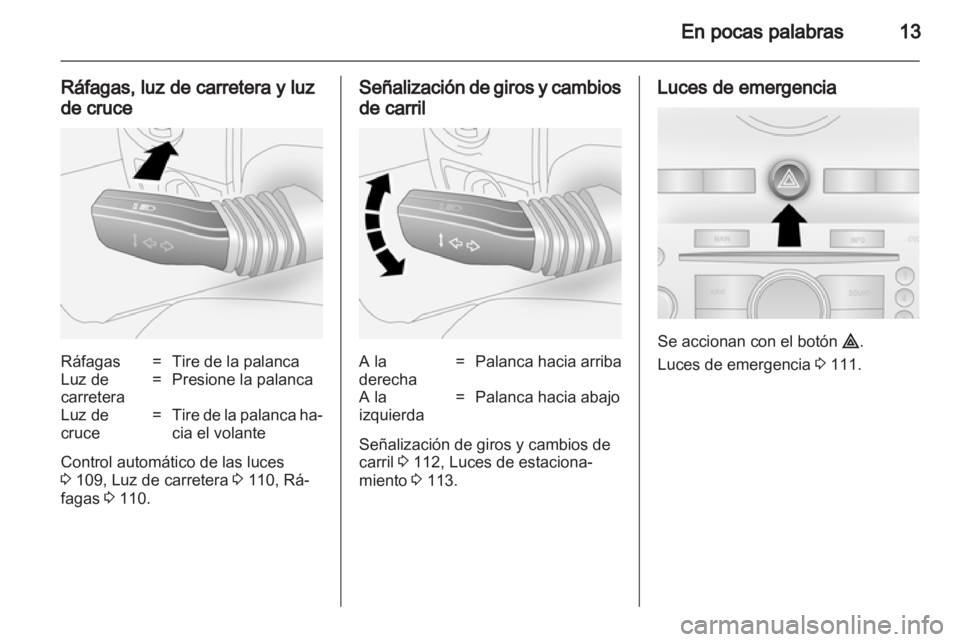 OPEL ANTARA 2012.5  Manual de Instrucciones (in Spanish) 