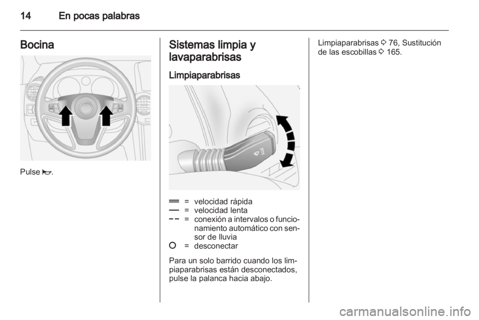 OPEL ANTARA 2012.5  Manual de Instrucciones (in Spanish) 