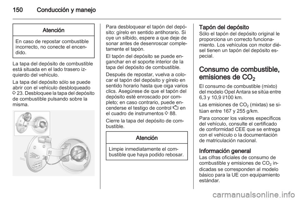 OPEL ANTARA 2012.5  Manual de Instrucciones (in Spanish) 