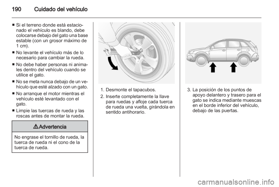 OPEL ANTARA 2012.5  Manual de Instrucciones (in Spanish) 