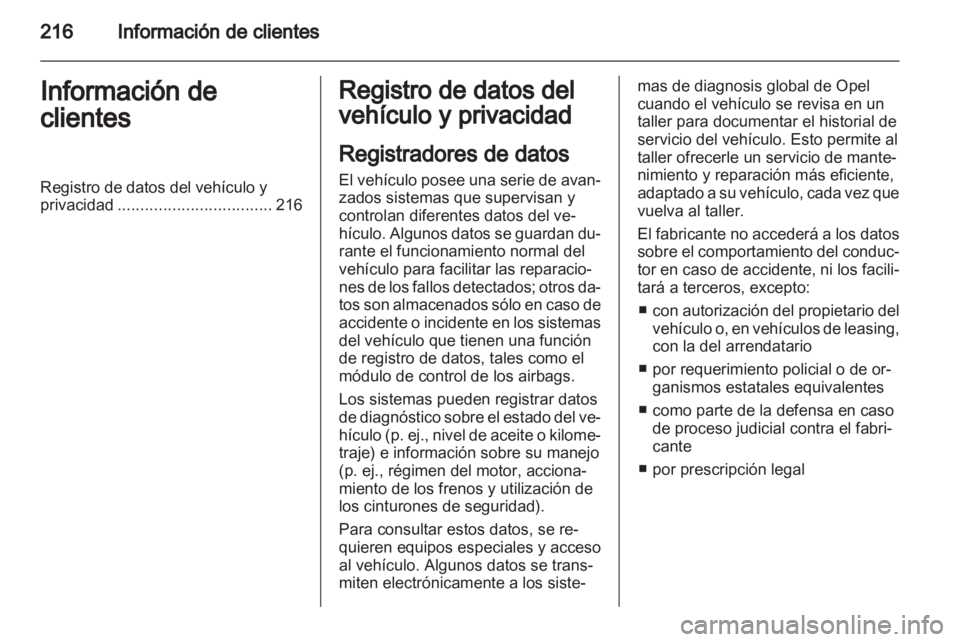 OPEL ANTARA 2012.5  Manual de Instrucciones (in Spanish) 