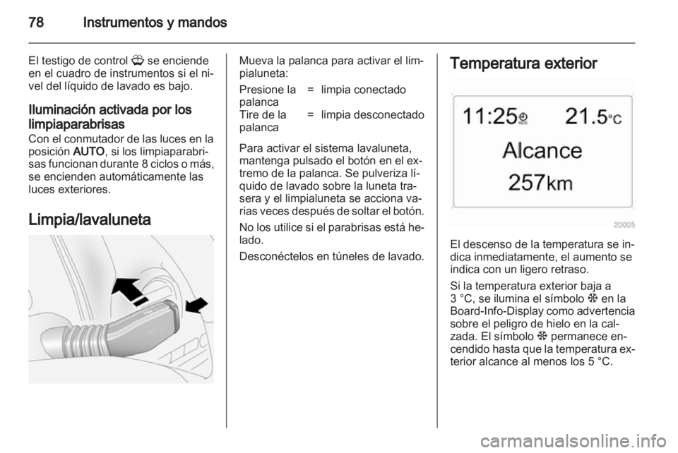 OPEL ANTARA 2012.5  Manual de Instrucciones (in Spanish) 