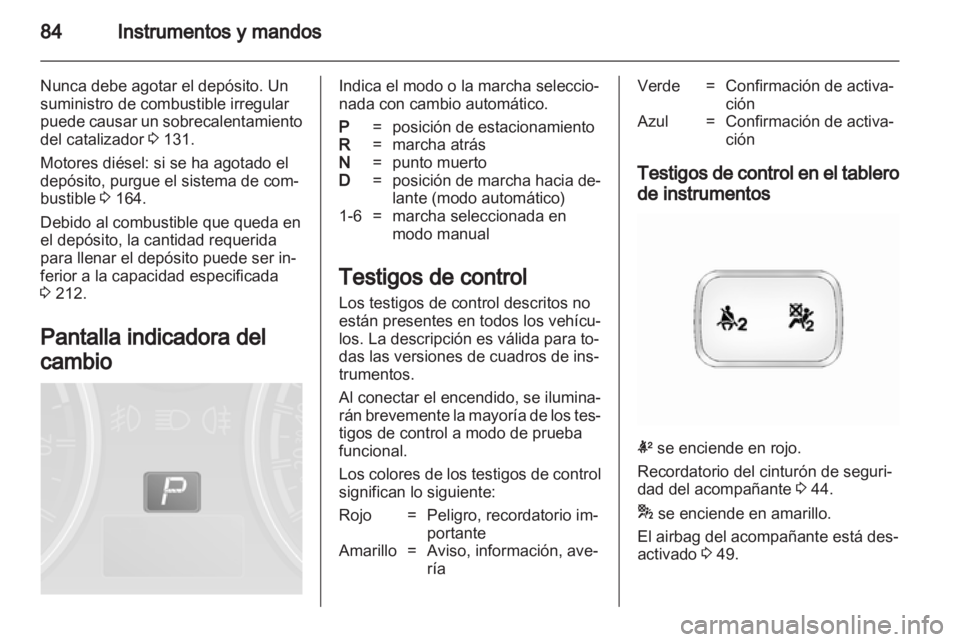 OPEL ANTARA 2012.5  Manual de Instrucciones (in Spanish) 