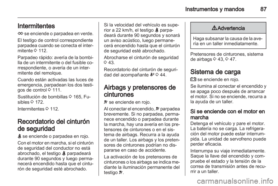 OPEL ANTARA 2012.5  Manual de Instrucciones (in Spanish) 