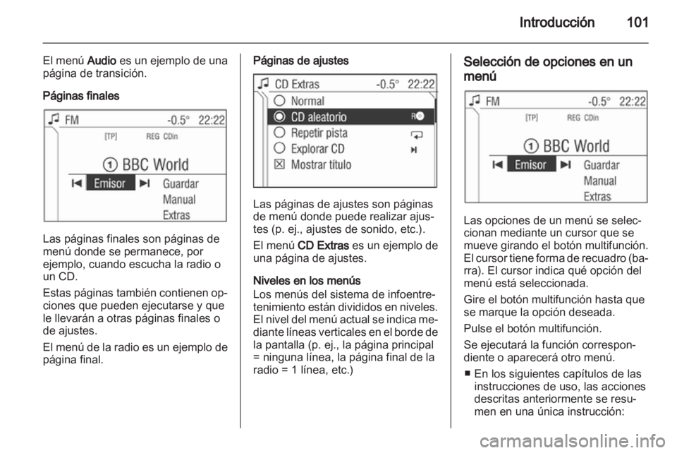 OPEL ANTARA 2013  Manual de infoentretenimiento (in Spanish) 