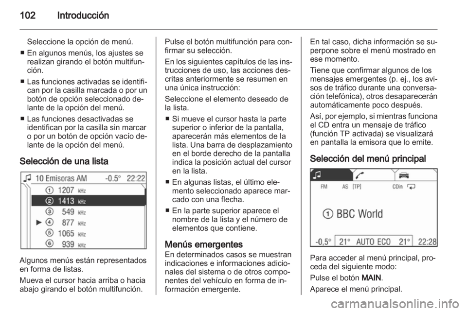 OPEL ANTARA 2013  Manual de infoentretenimiento (in Spanish) 