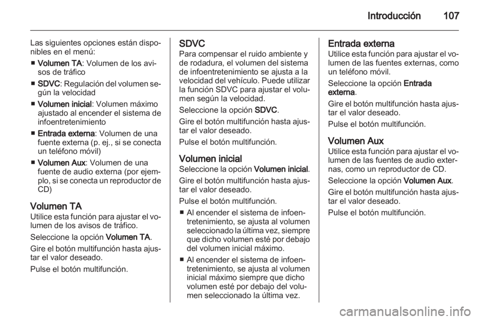OPEL ANTARA 2013  Manual de infoentretenimiento (in Spanish) 
