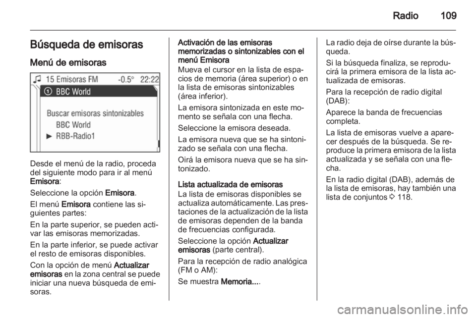 OPEL ANTARA 2013  Manual de infoentretenimiento (in Spanish) 