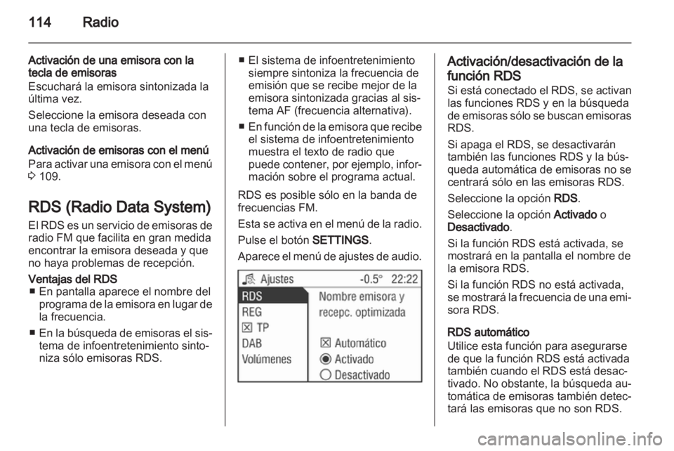 OPEL ANTARA 2013  Manual de infoentretenimiento (in Spanish) 