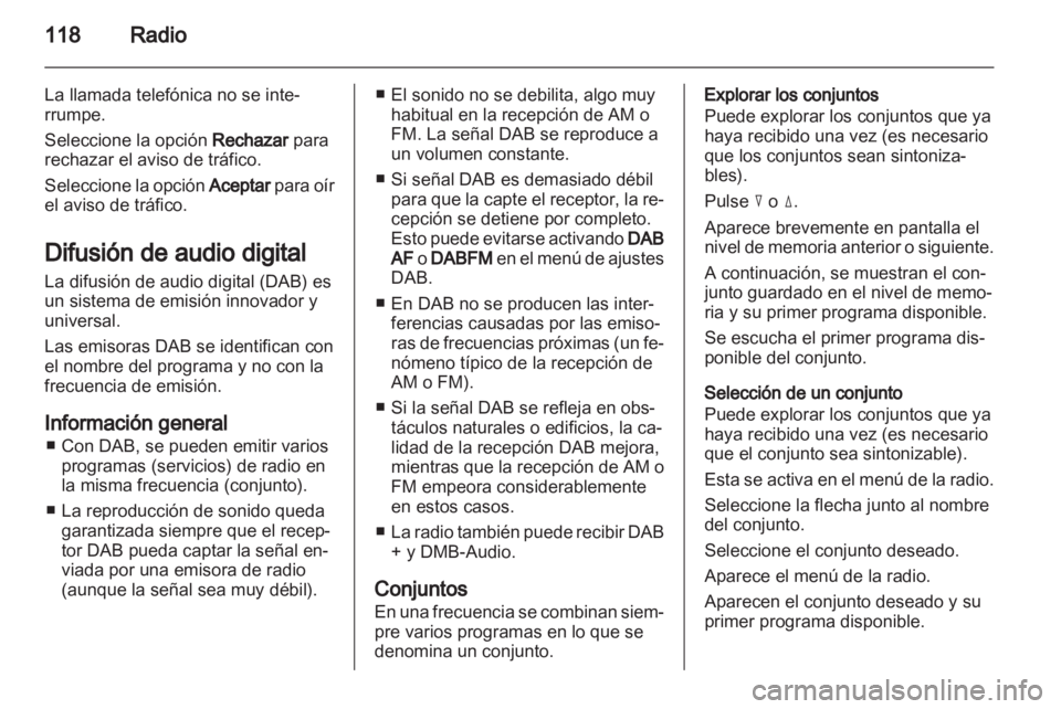 OPEL ANTARA 2013  Manual de infoentretenimiento (in Spanish) 
