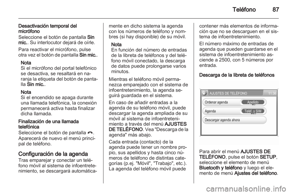 OPEL ANTARA 2013  Manual de infoentretenimiento (in Spanish) 