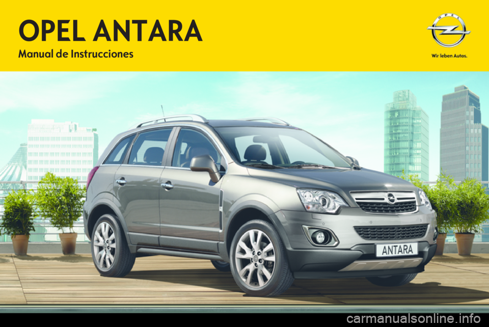 OPEL ANTARA 2013.5  Manual de Instrucciones (in Spanish) 