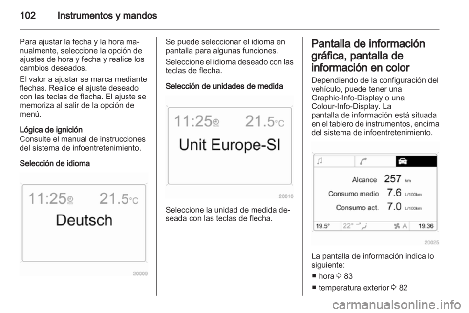OPEL ANTARA 2013.5  Manual de Instrucciones (in Spanish) 