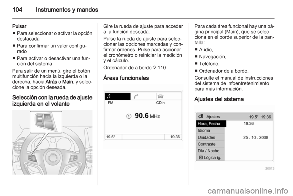 OPEL ANTARA 2013.5  Manual de Instrucciones (in Spanish) 