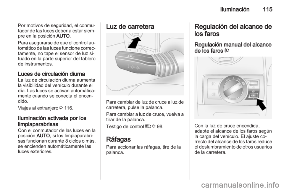 OPEL ANTARA 2013.5  Manual de Instrucciones (in Spanish) 