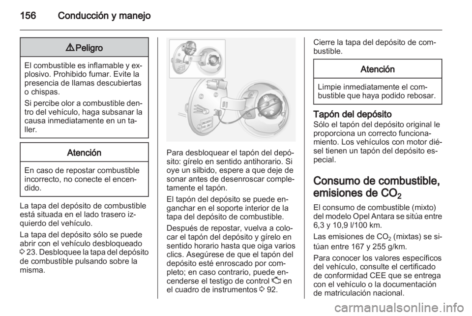 OPEL ANTARA 2013.5  Manual de Instrucciones (in Spanish) 