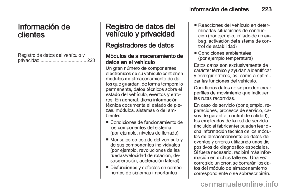 OPEL ANTARA 2013.5  Manual de Instrucciones (in Spanish) 