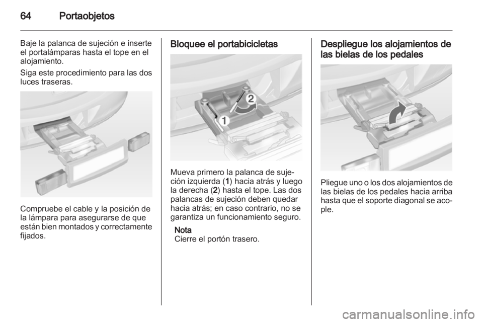 OPEL ANTARA 2013.5  Manual de Instrucciones (in Spanish) 
