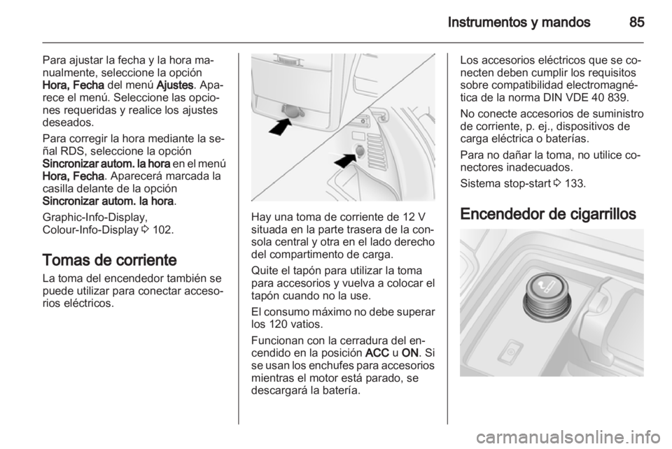 OPEL ANTARA 2013.5  Manual de Instrucciones (in Spanish) 