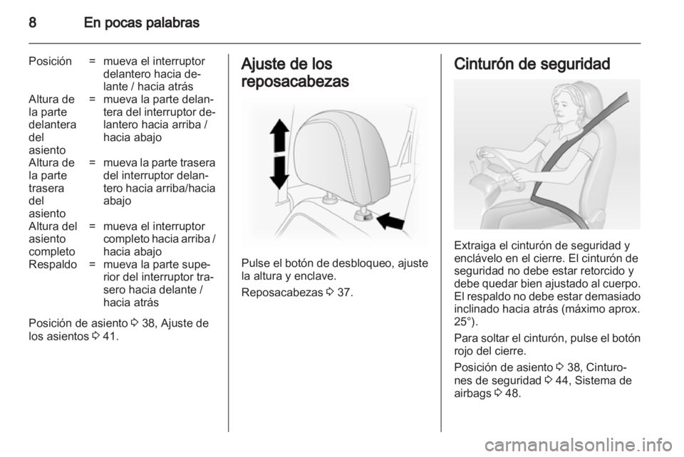 OPEL ANTARA 2013.5  Manual de Instrucciones (in Spanish) 
